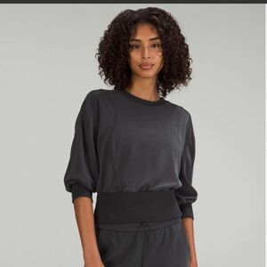 EUC Lululemon Softstreme Ribbed-Hem Pullover